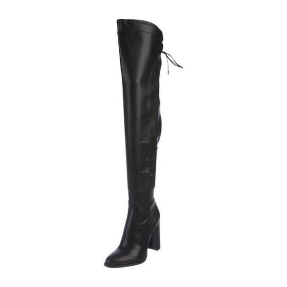 Marc Fisher Shoes - Marc Fisher Black New Leather Over-the-knee Boots